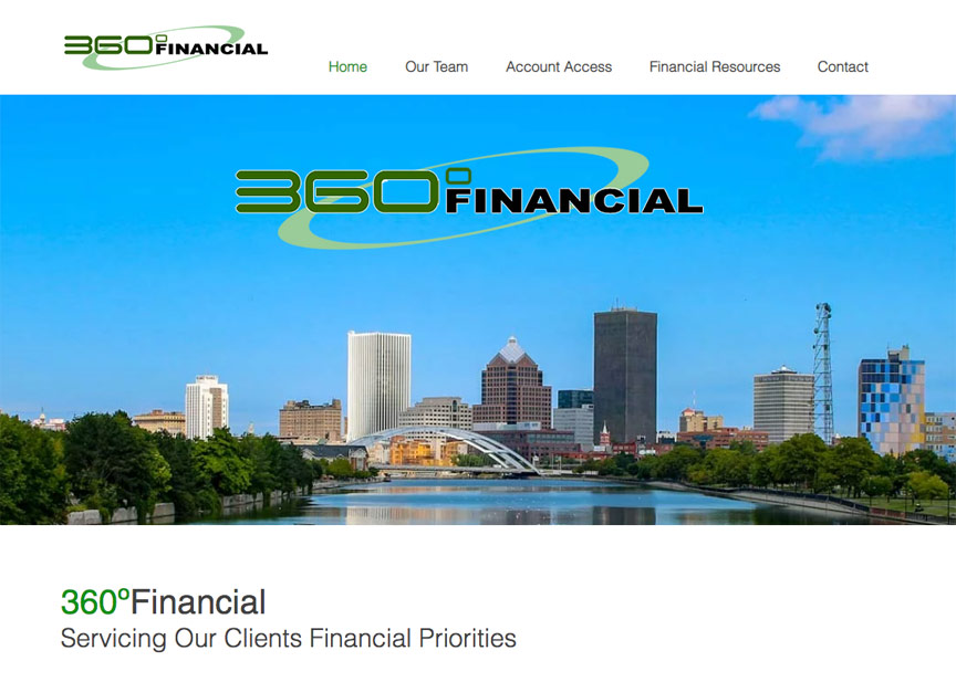Website Design for e360 Financial