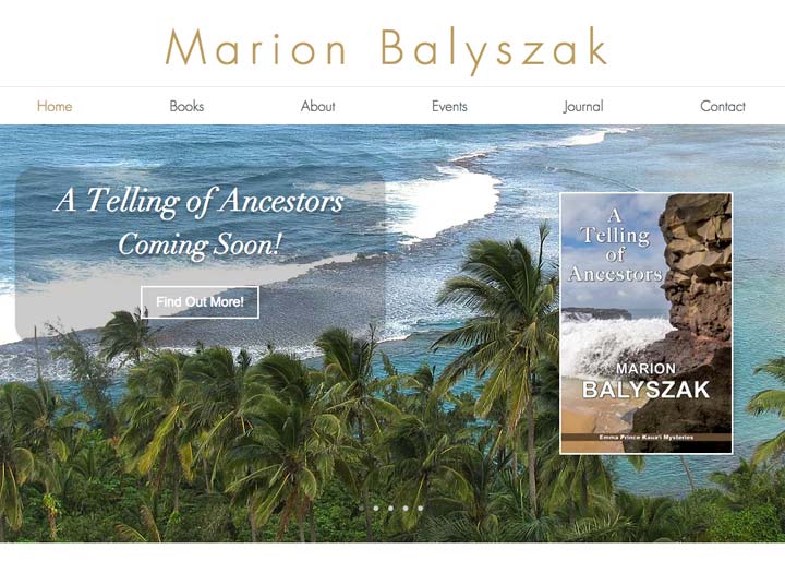 Marion Balyszak Writer, Author, Novelist